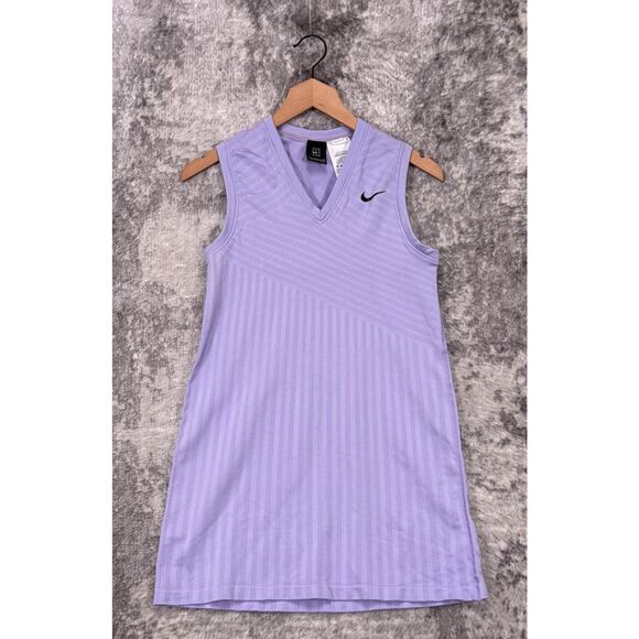 Nike Dress Small Womens Maria Sharapova Purple Sleeveless Mini Court Tennis - Picture 1 of 7